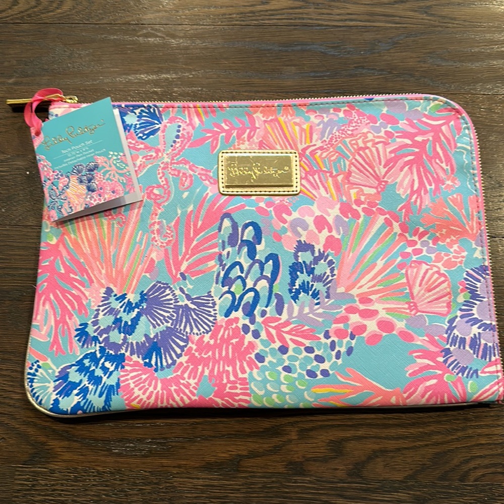 NWT Lilly Pulitzer Tech Set Tablet Case and Interior Pouch